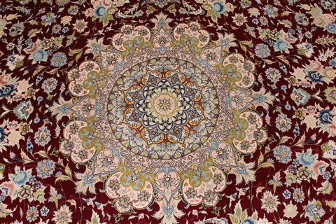 Tabriz Green Hand Knotted 910 X 135 Area Rug 254-29356 Image 7