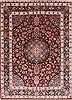 Tabriz Red Hand Knotted 910 X 135  Area Rug 254-29358 Thumb 0