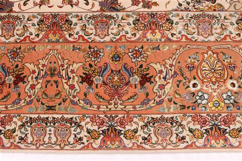 Tabriz Purple Hand Knotted 101 X 139 Area Rug 254-29359 Image 8