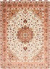 Tabriz Purple Hand Knotted 101 X 139 Area Rug 254-29359 Thumb 0