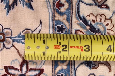 Nain Beige Hand Knotted 102 X 117 Area Rug 254-29361 Image 3
