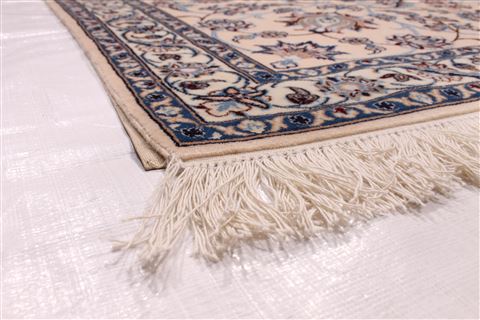 Nain Beige Hand Knotted 102 X 117 Area Rug 254-29361 Image 5