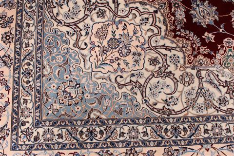 Nain Beige Hand Knotted 102 X 117 Area Rug 254-29361 Image 9