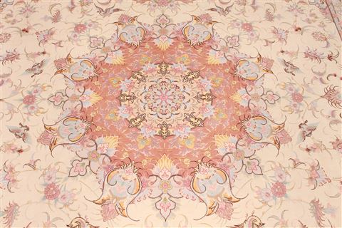 Tabriz Purple Hand Knotted 910 X 138 Area Rug 254-29362 Image 1
