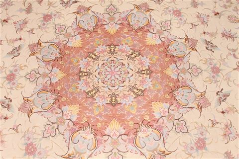 Tabriz Purple Hand Knotted 910 X 138 Area Rug 254-29362 Image 7