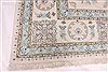 Tabriz White Hand Knotted 99 X 132  Area Rug 254-29363 Thumb 2