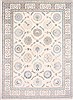 Tabriz White Hand Knotted 99 X 132  Area Rug 254-29363 Thumb 0