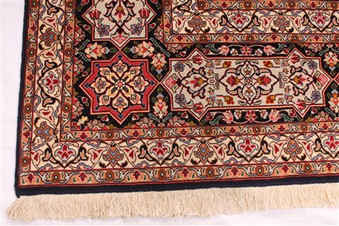 Tabriz Green Hand Knotted 100 X 134  Area Rug 254-29364 Image 2