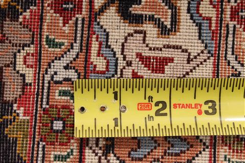 Tabriz Green Hand Knotted 100 X 134  Area Rug 254-29364 Image 6