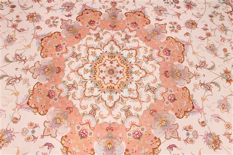 Tabriz Purple Hand Knotted 910 X 134 Area Rug 254-29365 Image 3
