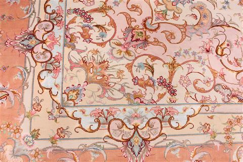 Tabriz Purple Hand Knotted 910 X 134 Area Rug 254-29365 Image 5