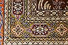Qum Green Hand Knotted 99 X 132 Area Rug 254-29367 Thumb 5