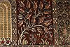 Qum Green Hand Knotted 99 X 132  Area Rug 254-29367 Thumb 7