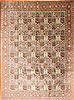 Qum Green Hand Knotted 99 X 132 Area Rug 254-29367 Thumb 0