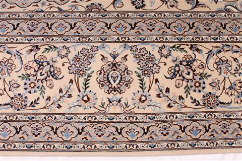 Nain Beige Hand Knotted 103 X 136 Area Rug 254-29369 Image 3