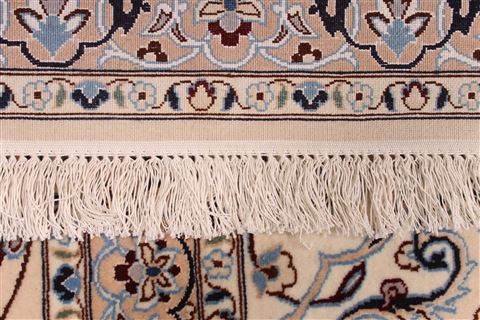 Nain Beige Hand Knotted 103 X 136 Area Rug 254-29369 Image 6