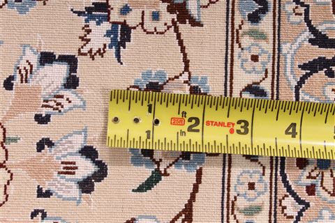 Nain Beige Hand Knotted 103 X 136 Area Rug 254-29369 Image 7