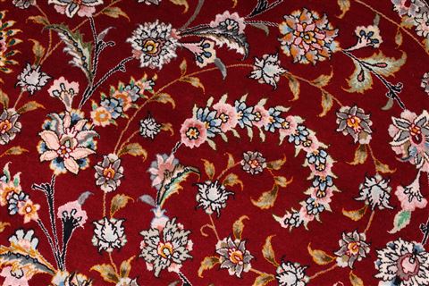 Tabriz Green Hand Knotted 910 X 133 Area Rug 254-29370 Image 6