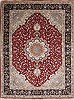 Tabriz Green Hand Knotted 910 X 133  Area Rug 254-29370 Thumb 0