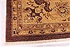 Pishavar Beige Hand Knotted 100 X 134  Area Rug 254-29373 Thumb 1