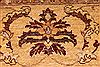 Pishavar Beige Hand Knotted 100 X 134 Area Rug 254-29373 Thumb 5