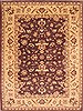 Pishavar Beige Hand Knotted 100 X 134 Area Rug 254-29373 Thumb 0