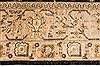 Pishavar Beige Hand Knotted 101 X 131 Area Rug 254-29377 Thumb 4