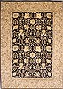 Pishavar Beige Hand Knotted 101 X 131 Area Rug 254-29377 Thumb 0