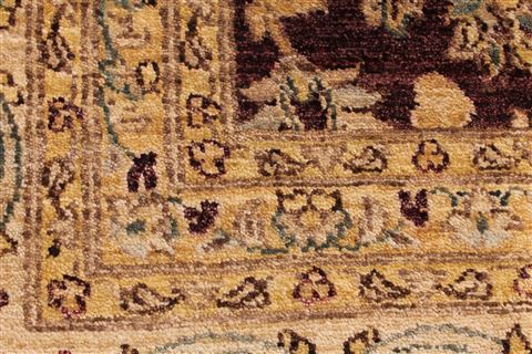 Pishavar Beige Hand Knotted 910 X 142 Area Rug 254-29379 Image 5