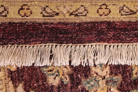Pishavar Beige Hand Knotted 910 X 142 Area Rug 254-29379 Image 6
