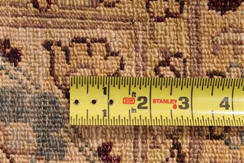 Pishavar Beige Hand Knotted 910 X 142 Area Rug 254-29379 Image 7