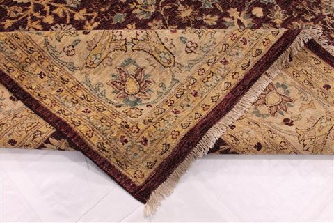 Pishavar Beige Hand Knotted 910 X 142 Area Rug 254-29379 Image 8