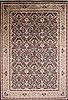Tabriz Beige Hand Knotted 101 X 145 Area Rug 254-29380 Thumb 0