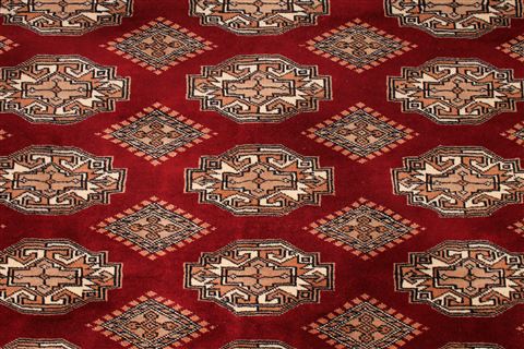 Bokhara Beige Hand Knotted 101 X 140 Area Rug 254-29381 Image 3