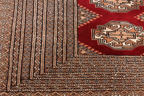 Bokhara Beige Hand Knotted 101 X 140 Area Rug 254-29381 Image 5