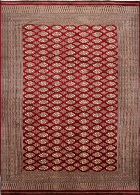Bokhara Beige Hand Knotted 101 X 140 Area Rug 254-29381 Image 0