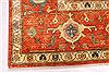 Heriz Blue Hand Knotted 95 X 130 Area Rug 254-29382 Thumb 2