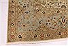 Agra Beige Hand Knotted 101 X 141  Area Rug 254-29383 Thumb 2
