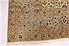 Agra Beige Hand Knotted 101 X 141 Area Rug 254-29383 Thumb 2