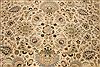 Agra Beige Hand Knotted 101 X 141  Area Rug 254-29383 Thumb 3