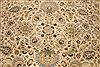 Agra Beige Hand Knotted 101 X 141 Area Rug 254-29383 Thumb 3