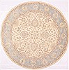 Pishavar Beige Round Hand Knotted 710 X 711 Area Rug 254-29384 Thumb 0