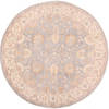 Pishavar Beige Round Hand Knotted 710 X 80 Area Rug 254-29387 Thumb 0