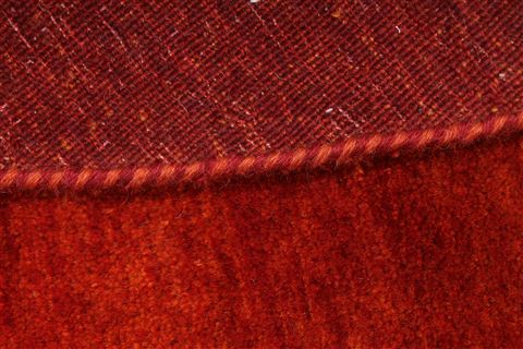 Gabbeh Red Round Hand Knotted 62 X 62 Area Rug 254-29390 Image 4