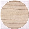 Gabbeh Beige Round Hand Knotted 65 X 65 Area Rug 254-29391 Thumb 0