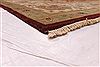 Agra Beige Hand Knotted 118 X 150 Area Rug 254-29394 Thumb 1