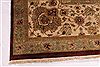 Agra Beige Hand Knotted 118 X 150 Area Rug 254-29394 Thumb 2