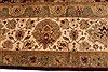 Agra Beige Hand Knotted 118 X 150 Area Rug 254-29394 Thumb 4
