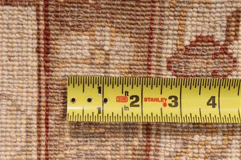 Pishavar Brown Hand Knotted 117 X 151 Area Rug 254-29395 Image 9
