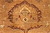 Pishavar Brown Hand Knotted 117 X 151 Area Rug 254-29395 Thumb 4